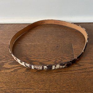 Leopard Print Belt